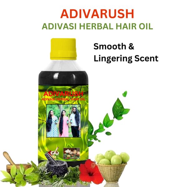 natural adivasi herbal hair oil