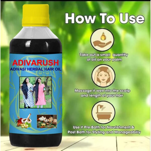 natural adivasi herbal hair oil